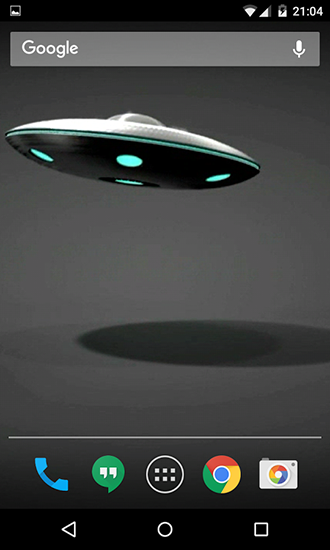 Kostenlos Live Wallpaper UFO 3D für Android Smartphones und Tablets downloaden.