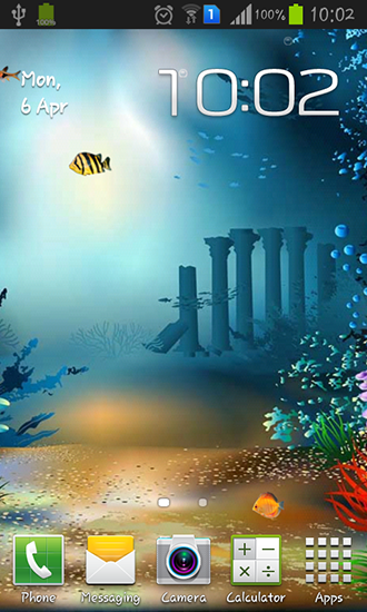 Download Aquarien Live Wallpaper Unterwasserwelt für Android kostenlos.