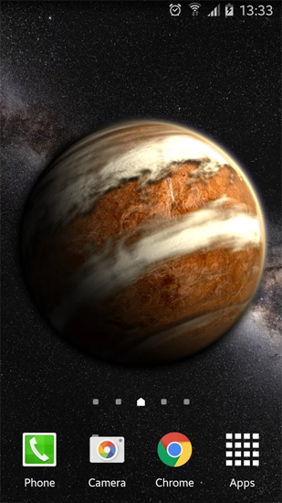 Download Weltraum Live Wallpaper Venus für Android kostenlos.