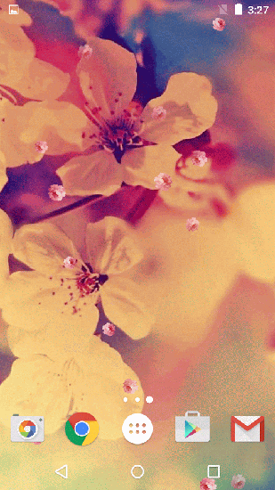 Download Blumen Live Wallpaper Vintage für Android kostenlos.