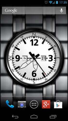 Download Mit Uhr Live Wallpaper Uhren Bildschirm für Android kostenlos.