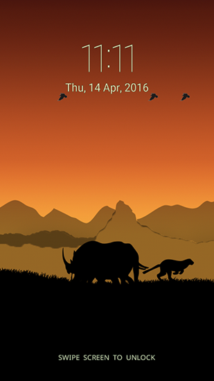Download Vektor Live Wallpaper Wilde Tiere für Android kostenlos.