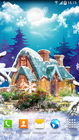 Download Landschaft Live Wallpaper Winterlandschaft für Android kostenlos.