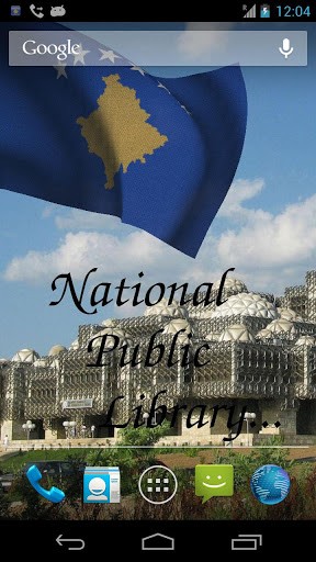 Android Hintergrundbilder 3D Flagge von Kosovo kostenlos auf den Desktop herunterladen. 