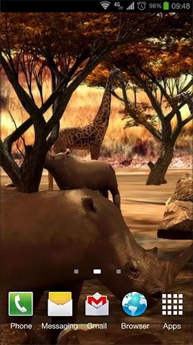 Bildschirm screenshot Afrika 3D  für Handys und Tablets.
