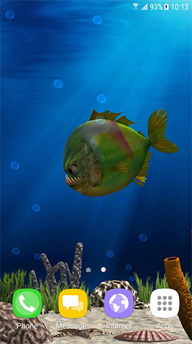 Bildschirm screenshot Aquarium-Fische 3D  für Handys und Tablets.