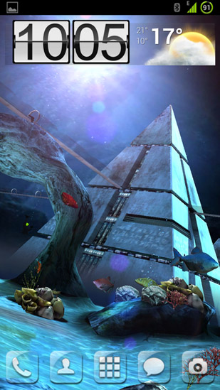 Android Hintergrundbilder Atlantis 3D Pro kostenlos auf den Desktop herunterladen. 