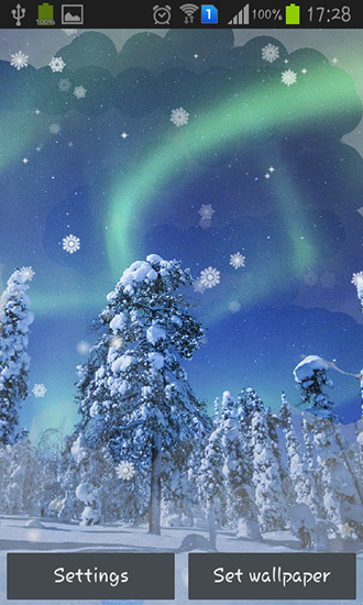 Android Hintergrundbilder Aurora: Winter kostenlos auf den Desktop herunterladen. 