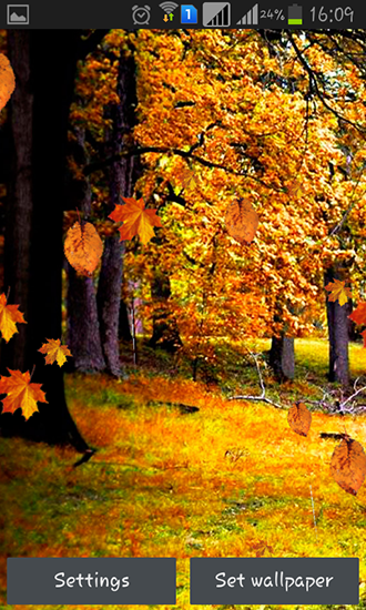 Android Hintergrundbilder Herbstregen kostenlos auf den Desktop herunterladen. 