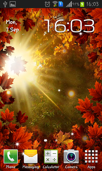 Android Hintergrundbilder Herbstsonne kostenlos auf den Desktop herunterladen. 