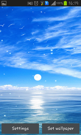 Android Hintergrundbilder Blauer Ozean kostenlos auf den Desktop herunterladen. 