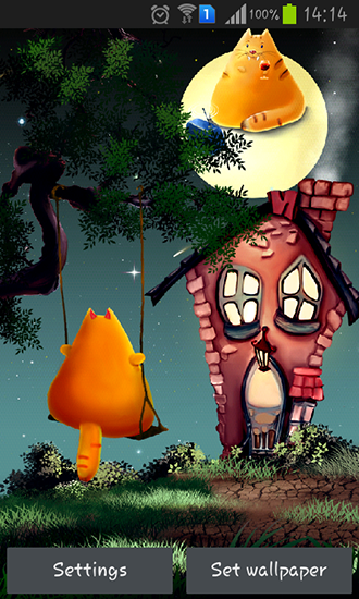 Android Hintergrundbilder Halloween-Katze kostenlos auf den Desktop herunterladen. 