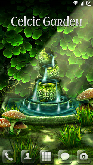 Android Hintergrundbilder Keltischer Garten HD kostenlos auf den Desktop herunterladen. 