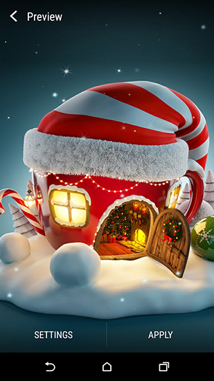 Android Hintergrundbilder Weihnachten 3D kostenlos auf den Desktop herunterladen. 