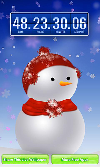 Android Hintergrundbilder Weihnachten: Countdown kostenlos auf den Desktop herunterladen. 