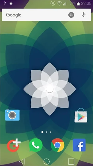 Bildschirm screenshot Chrooma Float für Handys und Tablets.
