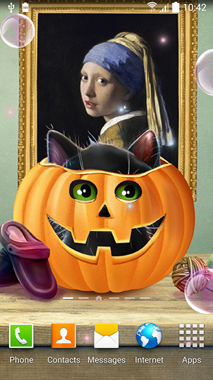 Android Hintergrundbilder Sußes Halloween kostenlos auf den Desktop herunterladen. 
