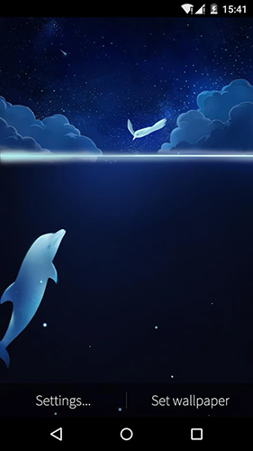 Android Hintergrundbilder Fisch- und Vogelliebe kostenlos auf den Desktop herunterladen. 