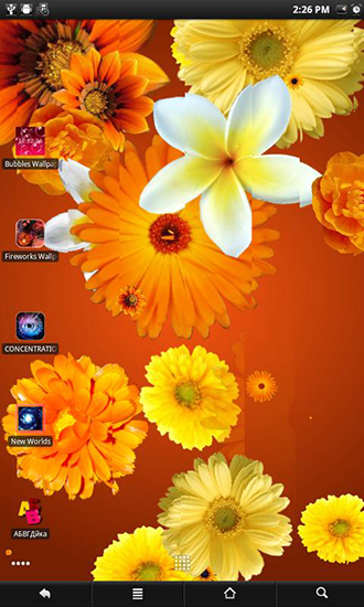 Android Hintergrundbilder Blumen Live Wallpaper kostenlos auf den Desktop herunterladen. 