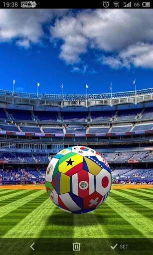 Android Hintergrundbilder Fußball 3D kostenlos auf den Desktop herunterladen. 