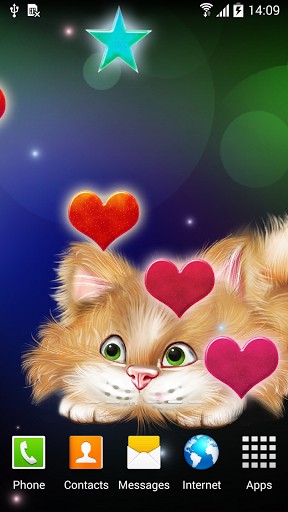 Android Hintergrundbilder Lustige Katze kostenlos auf den Desktop herunterladen. 