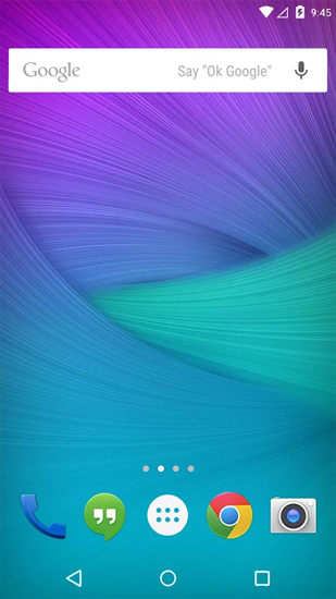 Bildschirm screenshot Galaxy Edge für Handys und Tablets.