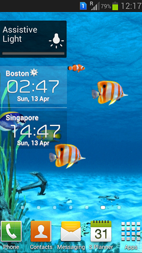 Android Hintergrundbilder Galaxy Aquarium kostenlos auf den Desktop herunterladen. 