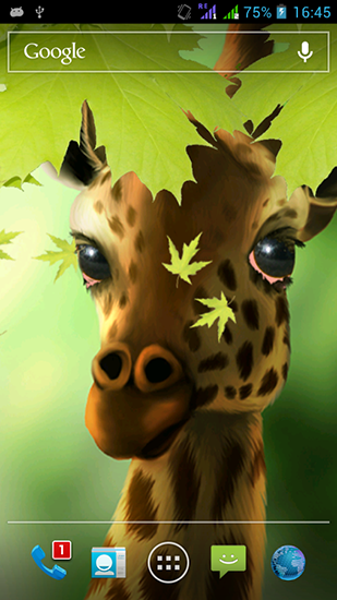 Android Hintergrundbilder Giraffe HD kostenlos auf den Desktop herunterladen. 
