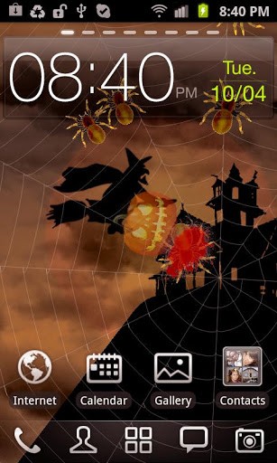 Android Hintergrundbilder Halloween: Spinnen kostenlos auf den Desktop herunterladen. 