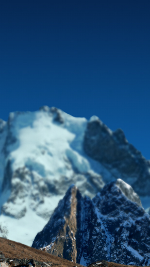 Bildschirm screenshot Hohe Berge  für Handys und Tablets.