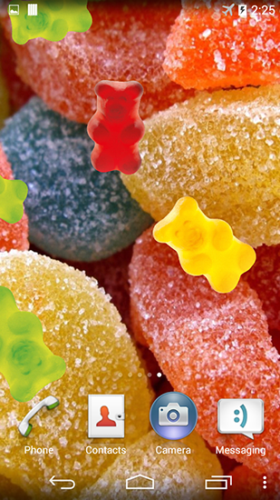 Android Hintergrundbilder Gelee und Süßigkeiten kostenlos auf den Desktop herunterladen. 