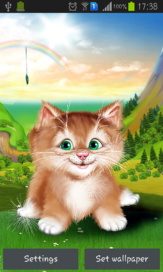 Android Hintergrundbilder Kätzchen kostenlos auf den Desktop herunterladen. 