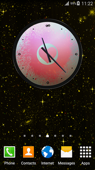 Android Hintergrundbilder Liebe: Uhr kostenlos auf den Desktop herunterladen. 