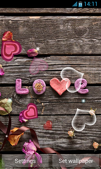 Android Hintergrundbilder Herzen der Liebe kostenlos auf den Desktop herunterladen. 