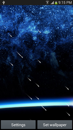 Android Hintergrundbilder Meteoritenschauer kostenlos auf den Desktop herunterladen. 