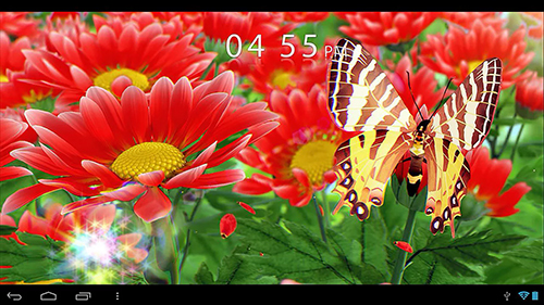 Bildschirm screenshot Meine Blume 3D  für Handys und Tablets.