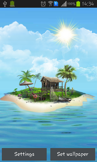 Android Hintergrundbilder Mysteriöse Insel kostenlos auf den Desktop herunterladen. 