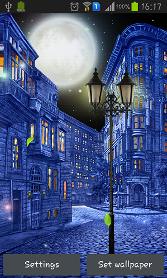 Android Hintergrundbilder Nächtliche Stadt von Blackbird Wallpapers kostenlos auf den Desktop herunterladen. 