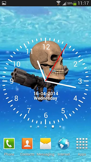 Android Hintergrundbilder Piratenschädel kostenlos auf den Desktop herunterladen. 