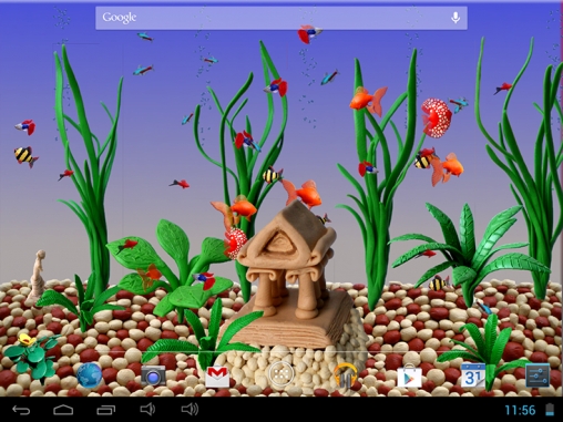 Android Hintergrundbilder Plastilin Aquarium kostenlos auf den Desktop herunterladen. 