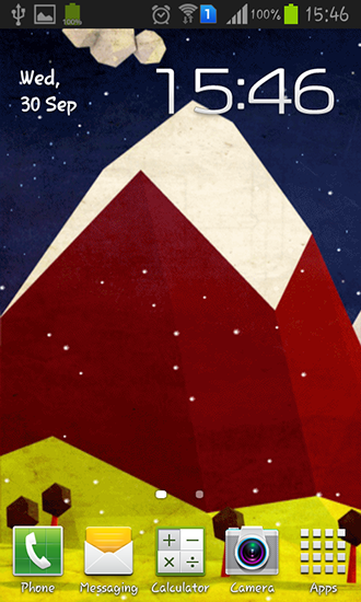 Android Hintergrundbilder Polygon-Berg kostenlos auf den Desktop herunterladen. 