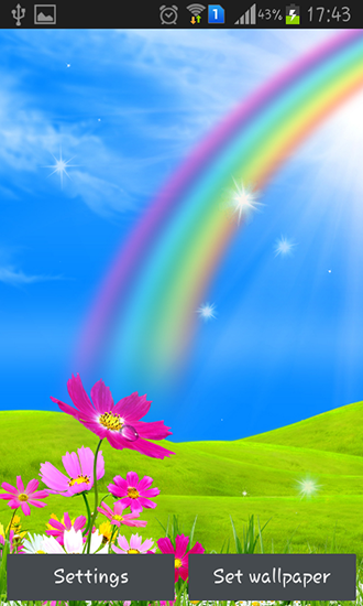 Android Hintergrundbilder Regenbogen kostenlos auf den Desktop herunterladen. 