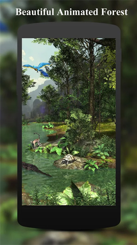 Bildschirm screenshot Regenwald 3D  für Handys und Tablets.