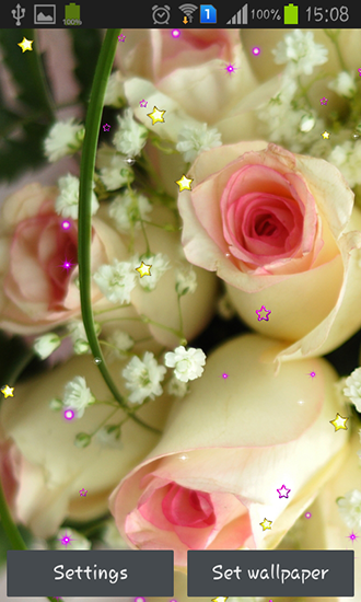 Android Hintergrundbilder Rosen und Liebe kostenlos auf den Desktop herunterladen. 