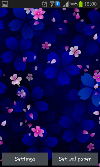 Android Hintergrundbilder Fallende Kirschblüten kostenlos auf den Desktop herunterladen. 