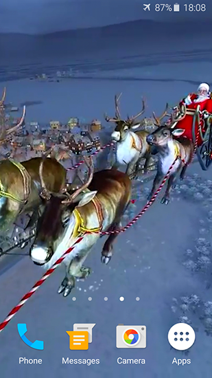 Android Hintergrundbilder Santa Claus 3D kostenlos auf den Desktop herunterladen. 