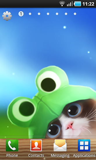 Android Hintergrundbilder Shui Kätzchen kostenlos auf den Desktop herunterladen. 