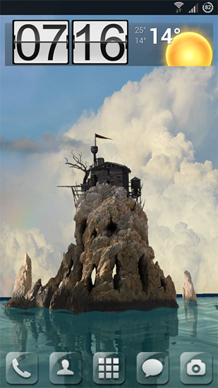 Android Hintergrundbilder Die Schädelinsel 3D kostenlos auf den Desktop herunterladen. 