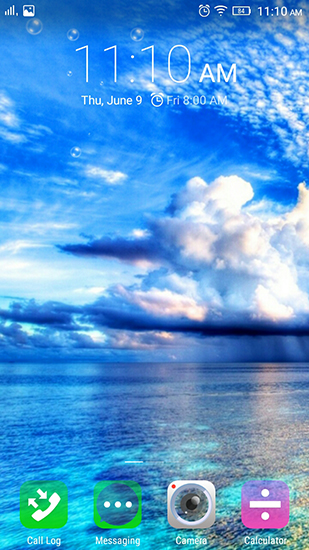 Android Hintergrundbilder Himmel und Meer kostenlos auf den Desktop herunterladen. 