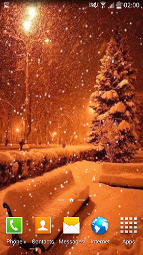 Android Hintergrundbilder Schneefall kostenlos auf den Desktop herunterladen. 